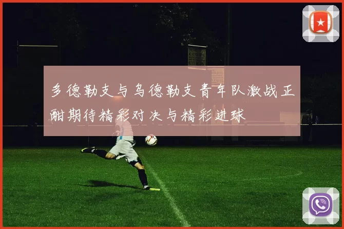 多德勒支与乌德勒支青年队激战正酣期待精彩对决与精彩进球