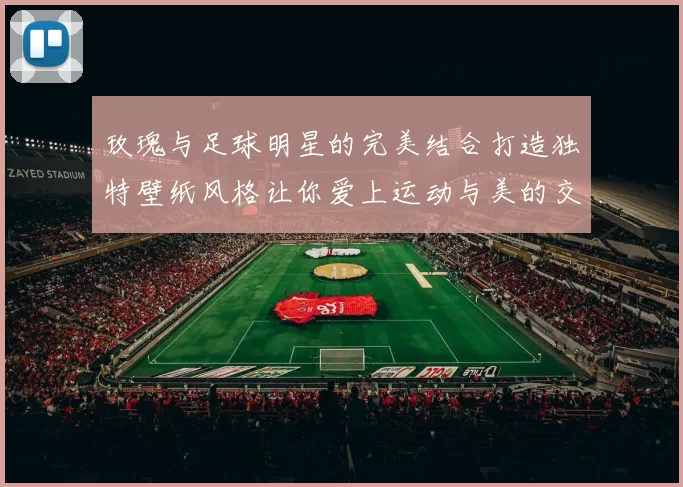 玫瑰与足球明星的完美结合打造独特壁纸风格让你爱上运动与美的交融