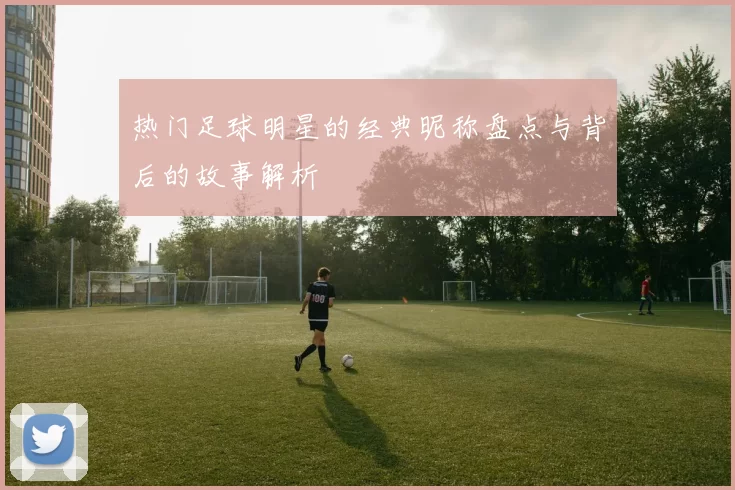 热门足球明星的经典昵称盘点与背后的故事解析